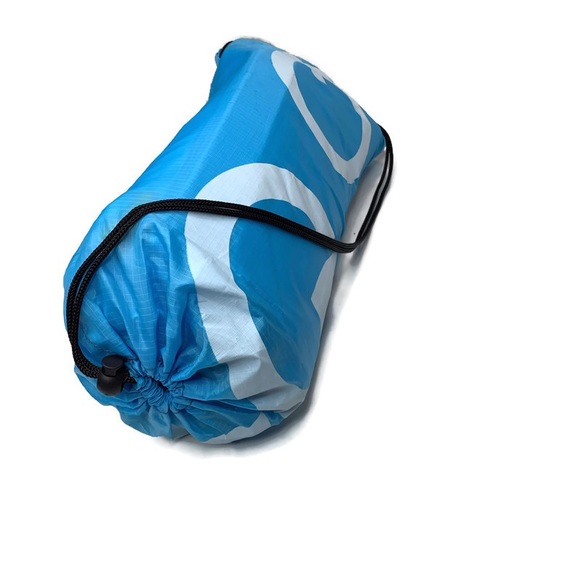 NWOT GoHiQ Inflatable Lounger w/ Carry Bag Blue - Picture 3 of 3